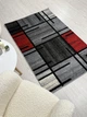 Ковер с невысоким ворсом Espresso 3х5 м. Gray/Red 02239A - изображение 5