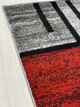 Ковер с невысоким ворсом Espresso 3х5 м. Gray/Red 02239A - изображение 9