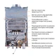 Колонка газовая дымоходная Thermo Alliance JSD20-10GE 10 л панель из стекла White - изображение 6