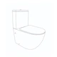 Унитаз напольный Qtap Jay Ultra Quiet с сидением Soft-close 640x360x835 мм QT07222175TW White - изображение 2