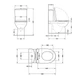 Унитаз напольный Qtap Jay Ultra Quiet с сидением Soft-close 640x360x835 мм QT07222175TW White - изображение 3