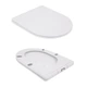 Унитаз напольный Qtap Jay Ultra Quiet с сидением Soft-close 640x360x835 мм QT07222175TW White - изображение 9
