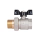 Кран кульовий "Американка" Thermo Alliance Base прямий 1" ВЗ SD221W25 - зображення 4