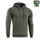 Кофта M-Tac Hoodie Cotton Raglan Hard Army Olive S 51388062-S - зображення 3