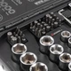 Набор инструментов STORM, 1/2" + 1/4", Cr-V, 73 ед., головки: 4-27 мм, биты 33 ед., кейс INTERTOOL ET-8073 - изображение 5