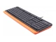 Клавіатура A4Tech Fstyler FKS10 USB Orange - зображення 2