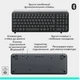 Комплект (клавиатура, мышь) Logitech MK250 Graphite (920-013823) - изображение 3