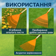 Граблі віялові Bradas 23 зубці для листя газону та трави ecogarden пластикові листяні 55 см різьбові - зображення 4