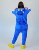 Женская кигуруми пижама взрослая и подростковая на молнии Kigurumi Ёж Соник Sonic Сине-желтый XL 175-185 см. (1099/3) - изображение 2