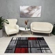 Ковер с невысоким ворсом Espresso 3х5 м. Gray/Red 02239A - изображение 3