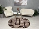 Ковер с невысоким ворсом Espresso 2х3 м. Овал Beige 02574D - изображение 3