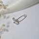 Серебряная Брошка булавка шпилька Ангел с Белыми камнями серебро 925 пробы Родированное 7065р 1.40г - изображение 10