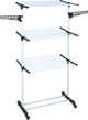 Suszarka na ubrania Storage solutions 3-poziomowa 80 x 57 x 165 cm (8719987499685) - obraz 1