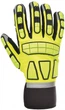 Рукавички без підкладки Portwest Impact Safety A724 XXL Жовтий - зображення 3