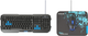 Комплект дротовий E-blue Polygon Black/Blue (EKM820BK) - зображення 1
