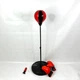Боксерская груша для детей на стойке с перчатками Punching Ball Set, детский набор для бокса с пружиной, насосом и регулируемой высотой для тренировок и игры дома и на улице Красный/черный, PBS-115 - изображение 2
