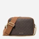 Сумка крос-боді через плече жіноча маленька Michael Kors Bryant Md Dblzp Chn Camera Xbody 32S5GYTC5B 252 Темно-коричнева (800070349060) - зображення 1