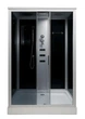 Гидромассажная кабина KO&PO 715 G 120x80х215 см душевой бокс на низком поддоне левая тонированное стекло раздвижная дверь (C15038) - изображение 1