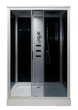 Гидромассажная кабина KO&PO 715 G 120x80х215 см душевой бокс на низком поддоне правая тонированное стекло раздвижная дверь (C15037) - изображение 1