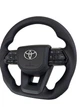 Анатомический руль для Toyota Land Cruiser 100, Prado 120. Кожа. Логотип – хром. - изображение 2
