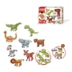 Развивающая игра конструктор с шуруповертом Магические пластины Животные 8 видов 120 элементов - изображение 9