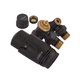 Комплект для підключення радіатора Koer SET-24.Black - 1/2'' кутовий з термоголовкою (KR5283) - зображення 2