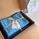 Комплект постельного белья Наша Швейка Сатин Premium+ Синий и голубой однотонный Семейный 2 х 150*215 см - изображение 4