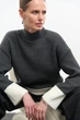 Женский свитер 2823 ТМ Triko Bakh 42-46 темно-серый (2823_dark gray_1) - изображение 8