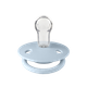 Пустушка BIBS 0-36 мiс De Lux Silicone Round - Baby Blue - изображение 3
