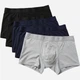 Набор трусов боксеров мужских хлопковых Trendyol TMNAW21BX0018 XL 5 шт Navy Blue/Gray/Black (8683050699848) - изображение 2