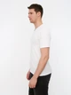 Футболка хлопковая длинная мужская Trendyol TMNSS19BO0002 2XL White (8680651434342) - изображение 3