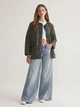 Куртка демисезонная удлиненная женская Trendyol TWOAW23MO00134 S Khaki (8683047233949) - изображение 4