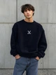 Свитшот мужской Trendyol TMNAW24SW00169 M Navy Blue (8683050693792) - изображение 1