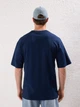 Футболка хлопковая длинная мужская Trendyol TMNSS25TS00161 S Navy Blue (8684737442641) - изображение 2