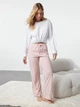 Пижамные штаны женские хлопковые Trendyol THMAW24PJ00001 XS Rosa (8683050249647) - изображение 3