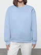 Свитшот женский Trendyol TWOAW24SW00101 L Light Blue (8684737659902) - изображение 4