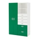 Шафа / гардероб IKEA (ІКЕА) STUVA / FRITIDS 120х50х192см білий зелений (292.765.26) - зображення 1