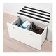 Шкаф со скамейкой IKEA STUVA / FRITIDS 150x50x192 см белый 592.530.43 - изображение 2