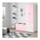 Шафа зі лавкою IKEA (ІКЕА) STUVA / FRITIDS 150х50х192см білий рожевий (792.661.10) - зображення 3