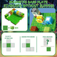 Магнитный конструктор Minecraft 250 шт (150 и 4 основания) по игре Майнкрафт Война растений Mk001033 - изображение 2