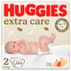 Подгузники Huggies Extra Care 2 (3-6 кг) M-Pack 164 шт (5029054234778_5029053549637) - изображение 1