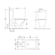 Бачок к унитазу-компакту Mixxus Premium Style-0401-T3 Tank 620х365х805 со сливной арматурой (MI8328) - изображение 2