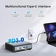 Мини ПК BOSGAME E1 / Intel Processor N100 / RAM 16GB / SSD 512GB / 2 x HDMI / 2 x LAN / Wi-Fi 6 / Bluetooth 5.2 / Windows 11 / Blue - изображение 3