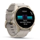 Смарт-часы Garmin fenix 8 43mm, AMOLED, Saph, SftGldSS/FogGryLeatherBnd, Excl, GPS (010-02903-40) - изображение 3