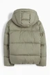 Куртка стеганная с капюшоном хаки C&A 176см (400011713) - изображение 8