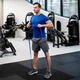 Резинка для фитнеса Gymtek 12-28кг синяя - изображение 8