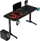 Ігровий стіл ULTRADESK Frag V3 Red (UDESK-FG-RD) - зображення 2