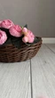 Клумба для цветов из ротанга, кашпо для растений, вазон для суккулентов в цвете темное дерево из искусственного ротанга, 13х38 см, 6 л - изображение 2