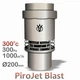 Крышный термостойкий гибридный дымосос на трубу PiroJet Blast 200 нерж - 1000 м3/ч - 300 Па - изображение 4