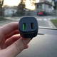 FM Модулятор з Bluetooth в Авто Hoco E67 ФМ Трансмітер з Блютуз Зарядка в Прикурювач 2 USB в Машину - зображення 7